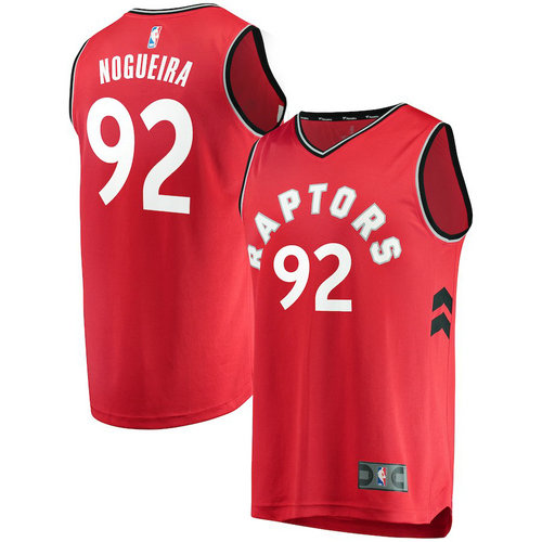 canotta nba Lucas Nogueira 92 2018-2019 toronto raptors rosso